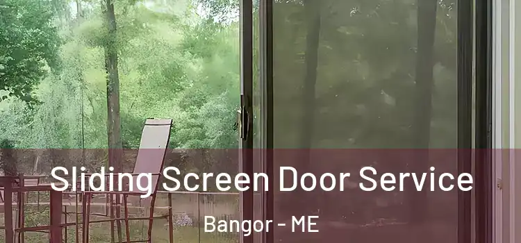 Sliding Screen Door Service Bangor - ME